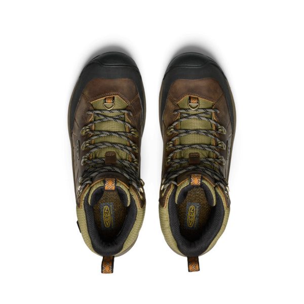 Men's Revel IV Polar Waterproof Boot  |  Bison/Orange Pepper