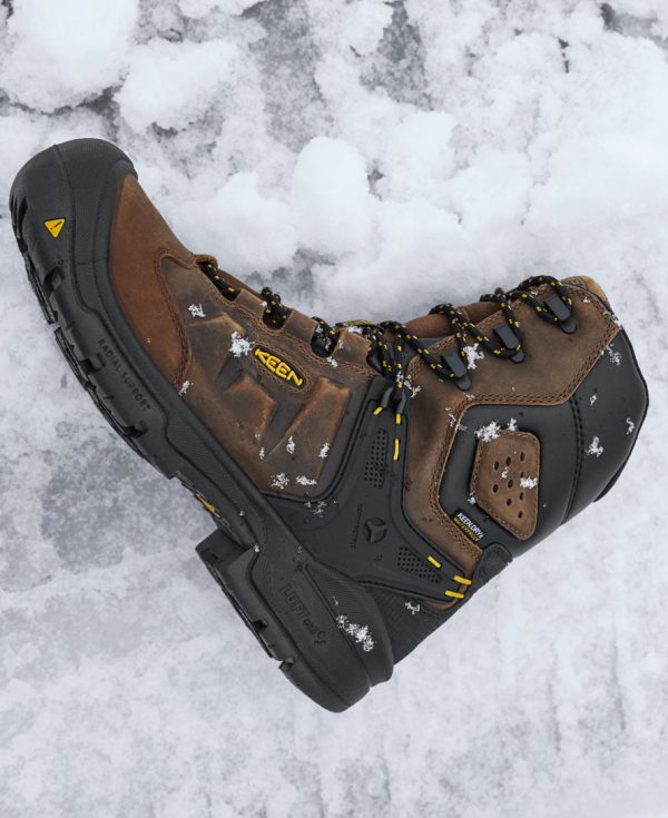 Men's Dover 8 Waterproof Boot (Carbon Toe)  |  Dark Earth/Black