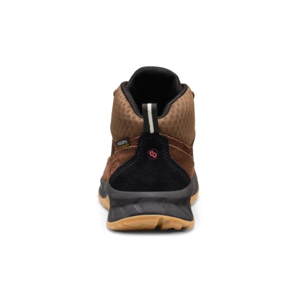 Big Kids' Hightrail Waterproof Hiking Boot  |  Dark Earth/Garnet