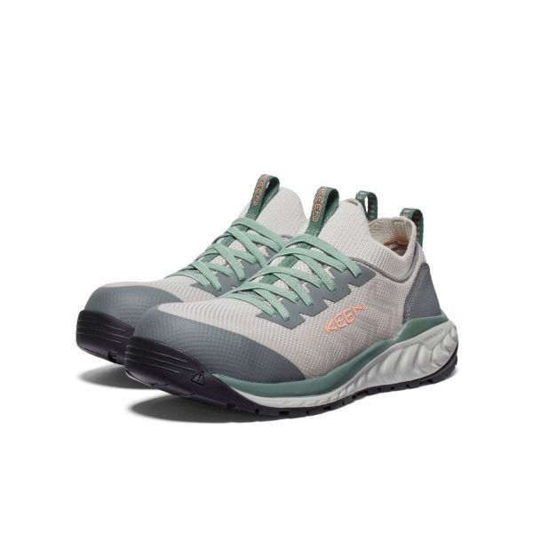 Women's Arvada Shift Work Sneaker (Carbon Toe)  |  Steel Grey/Granite Green