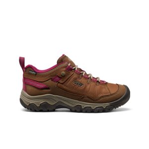 Women's Targhee IV Waterproof Hiking Shoe  |  Bison/Beaujolais