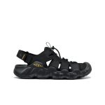 Men's Hyperport Fisherman Leather Sandal  |  Black/Keen Yellow