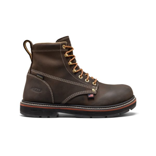 Men's Liberty 6 Waterproof 90° Heel Boot (Carbon Toe)  |  Coffee Bean/Black