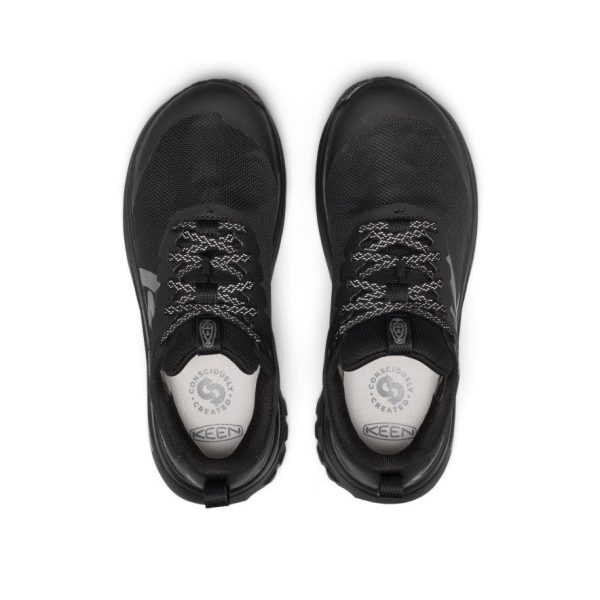 Women's Roam Waterproof Trail Running Shoe  |  Black/Black
