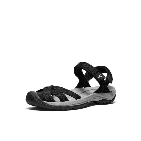 Women's Bali Strap Sandal  |  Black/Alloy
