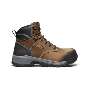 Men's CSA Evanston 6 Waterproof Boot (Carbon Toe)  |  Bison/Black
