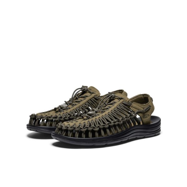 Men's UNEEK Sneaker | Dark Olive/Black