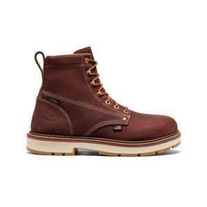 Men's Liberty 6 Waterproof 90° Heel Boot (Soft Toe)  |  Bombay Brown/Gum