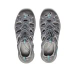 Women's Whisper  |  Medium Grey/Peacock Green