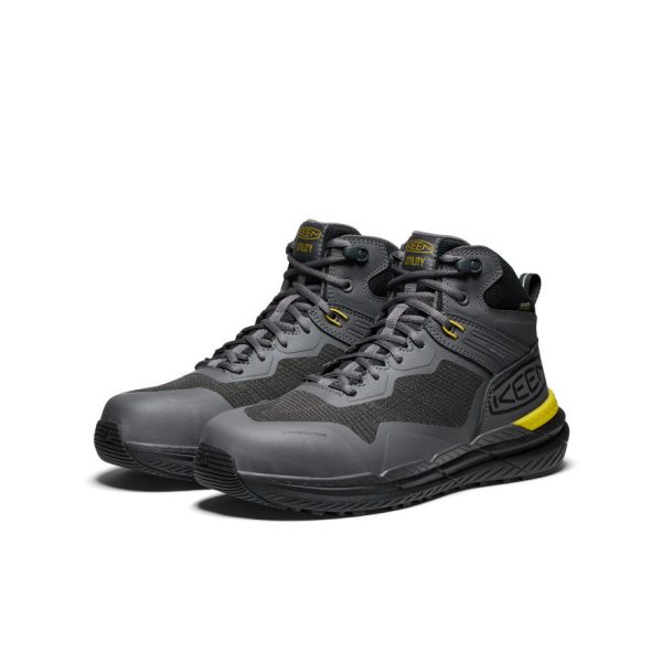Men's Synchro Waterproof Work Boot (Carbon Toe) | Magnet/Black