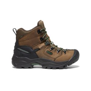 Men's Pittsburgh Energy 6 Waterproof Boot (Soft Toe)  |  Cascade Brown/Greener Pastures