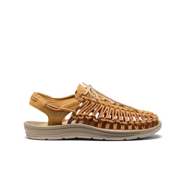 All Gender UNEEK Leather Sneaker  |  Oak Buff/Plaza Taupe