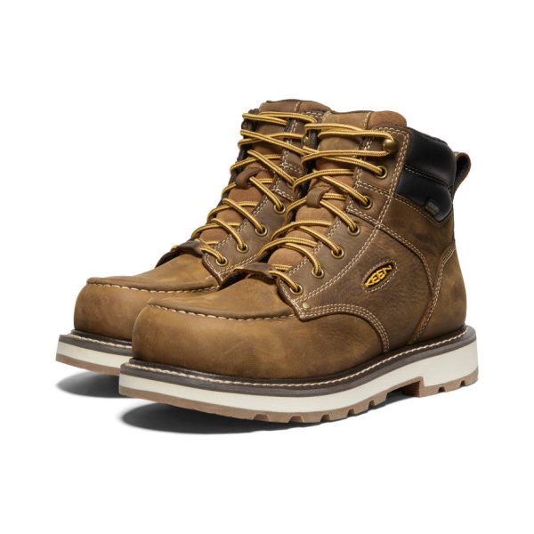 Men's Cincinnati 6 Waterproof 90° Heel Boot (Carbon Toe)  |  Belgian/Sandshell