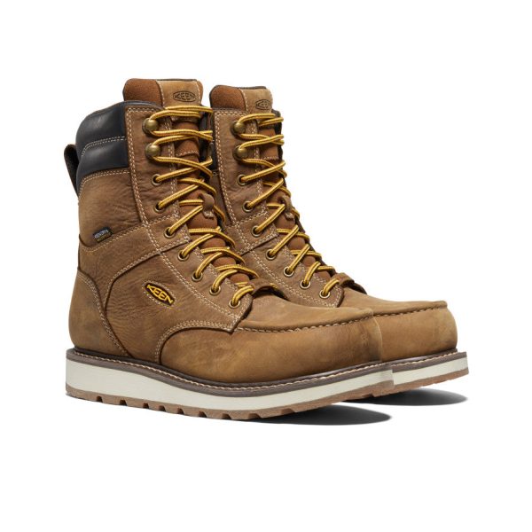 Men's Cincinnati 8 Waterproof Boot (Carbon Toe)  |  Belgian/Sandshell