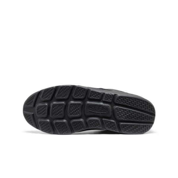 Women's KM2 Leather Jogger  |  Black/Black