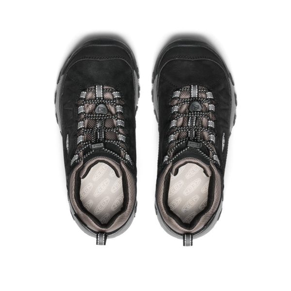 Big Kids' Targhee IV Waterproof Hiking Shoe | Black/Steel Grey