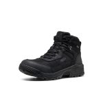 Men's Skokie Waterproof Work Boot (Soft Toe)  |  Black/Black