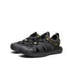 Men's SOLR Sandal  |  Black/Gold
