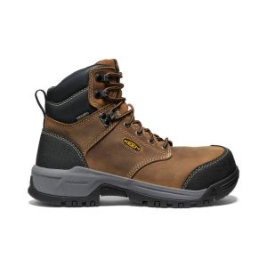 Women's Evanston 6 Waterproof Boot (Carbon Toe)  |  Bison/Black
