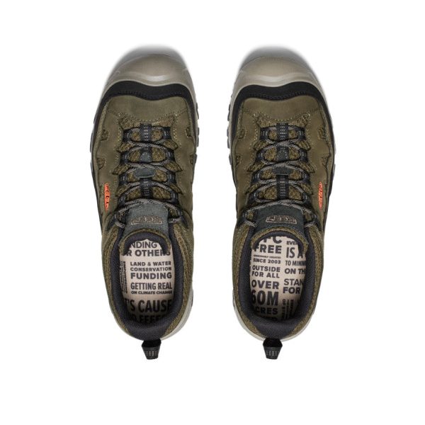Men's Targhee IV Vented Hiking Shoe | Dark Olive/Gold Flame