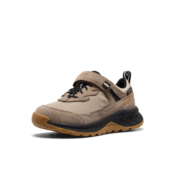 Little Kids' Hightrail Waterproof Hiking Shoe  |  Brindle/Oak Buff