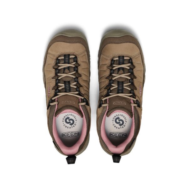Women's Targhee IV Waterproof Hiking Shoe  |  Brindle/Nostalgia Rose