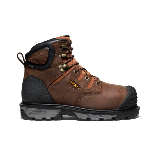 Men's Camden 6 Waterproof Boot INT MET (Carbon Toe) | Leather Brown/Black