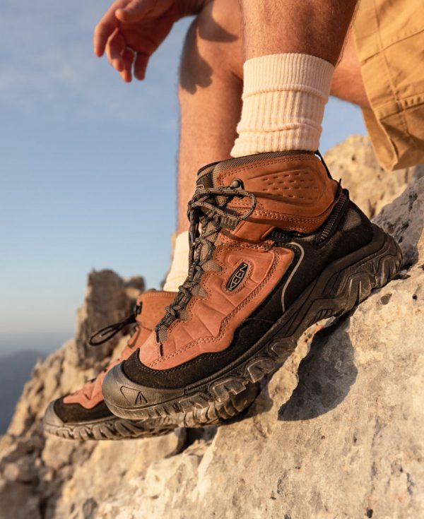 Men's Targhee IV Waterproof Hiking Boot | Sea Turtle/Roasted Pecan