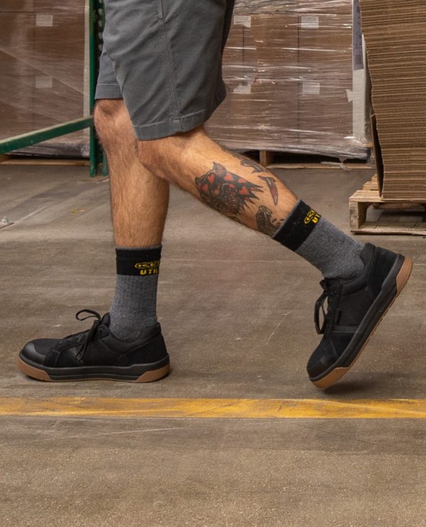 Men's Kenton Work Shoe (Carbon Toe)  |  Black/Gum