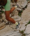 Women's Seek Trail Running Shoe  |  Black/Rose Gold