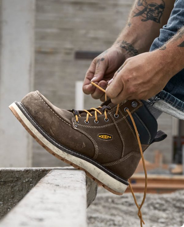 Men's Cincinnati 6 Waterproof Boot (Carbon Toe) | Dark Chocolate/Sandshell