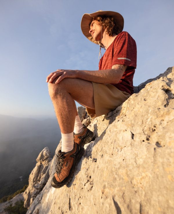 Men's Targhee IV Waterproof Hiking Shoe | Bison/Black