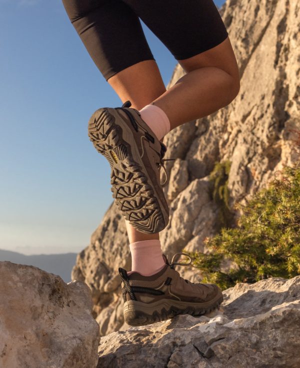 Women's Targhee IV Waterproof Hiking Shoe  |  Bison/Huckleberry