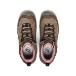 Women's Targhee IV Wide Waterproof Hiking Boot  |  Brindle/Nostalgia Rose