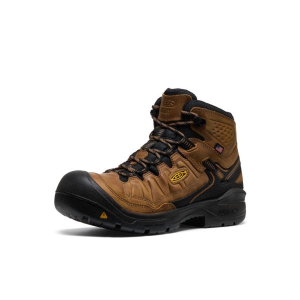 Men's Targhee IV Waterproof Work Boot (Soft Toe) | Belgian/Black