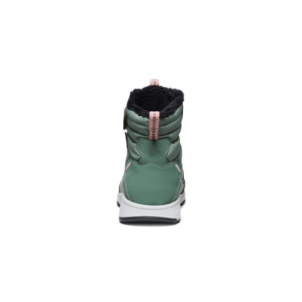 Little Kids' Skua Waterproof Winter Boot | Dark Forest/Rose Elegance