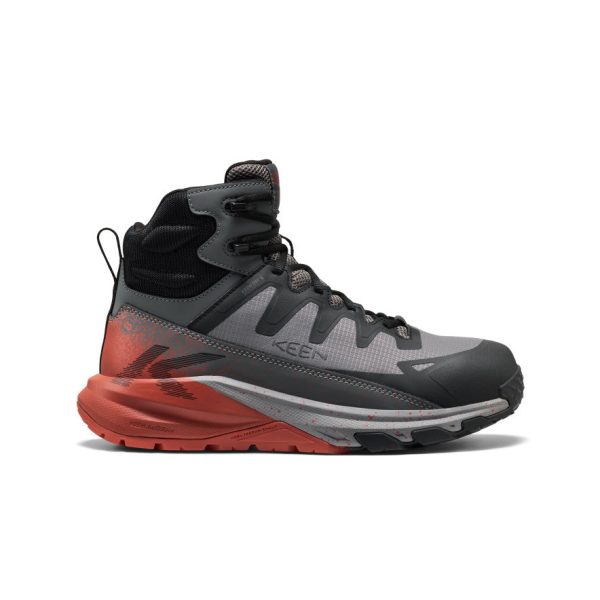 Men's Targhee Blur Waterproof Work Boot (Carbon Toe)  |  Steel Grey/Black