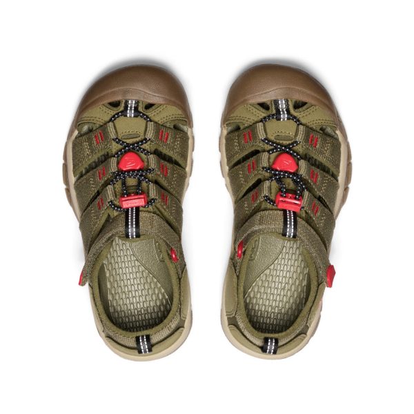 Big Kids' Newport H2  |  Martini Olive/Aura Orange