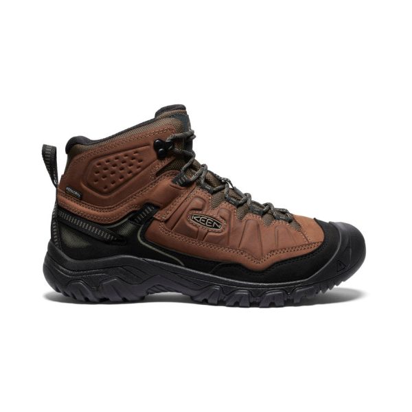 Men's Targhee IV Wide Waterproof Hiking Boot | Bison/Black