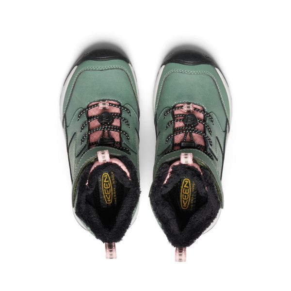 Little Kids' Skua Waterproof Winter Boot | Dark Forest/Rose Elegance