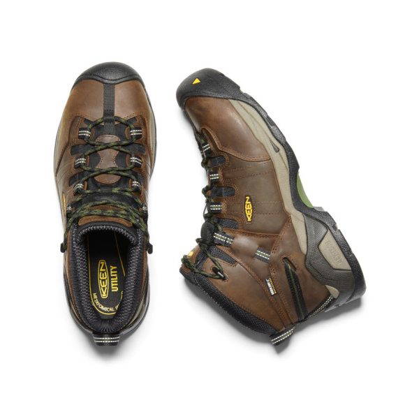 Men's Detroit XT Waterproof Boot (Steel Toe)  |  Cascade Brown/Bronze Green