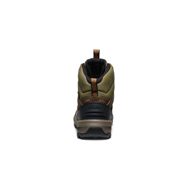 Men's Revel IV Polar Waterproof Boot  |  Bison/Orange Pepper