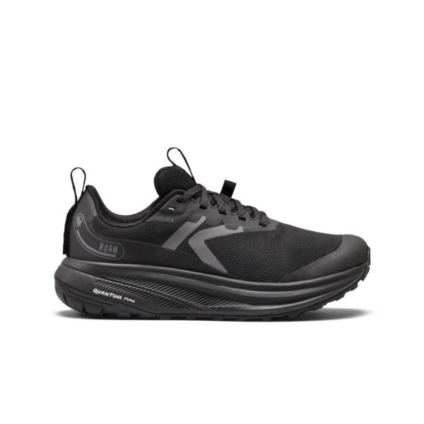 Women's Roam Waterproof Trail Running Shoe  |  Black/Black