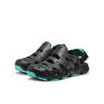 Big Kids' HyperFLT Clog  |  Black/Bright Aqua