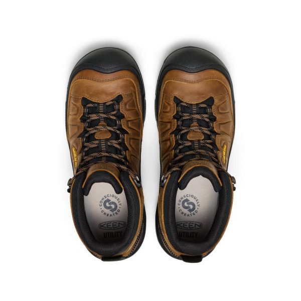 Men's Targhee IV Waterproof Work Boot (Soft Toe) | Belgian/Black